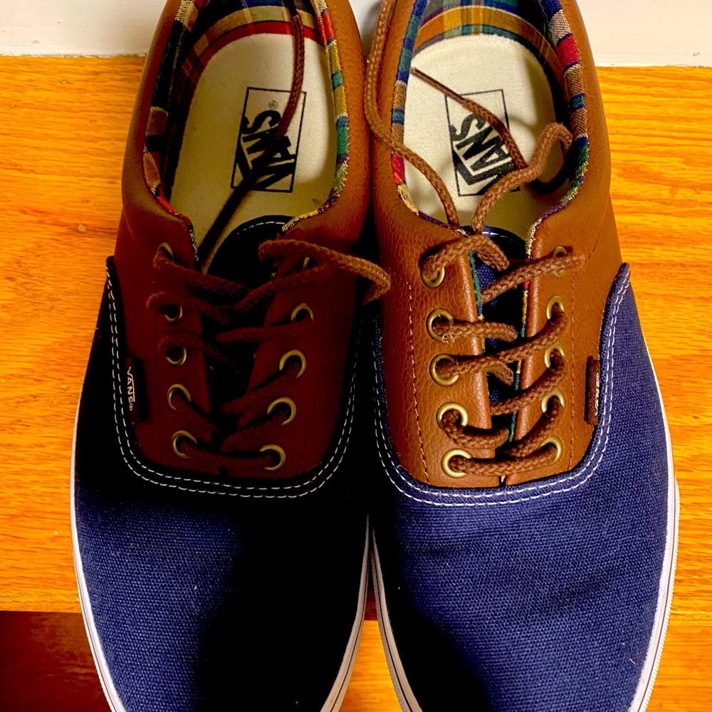 Leather and Canvas Vans